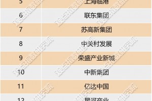 3月我国工业地产TOP20陈述·观念月度指数